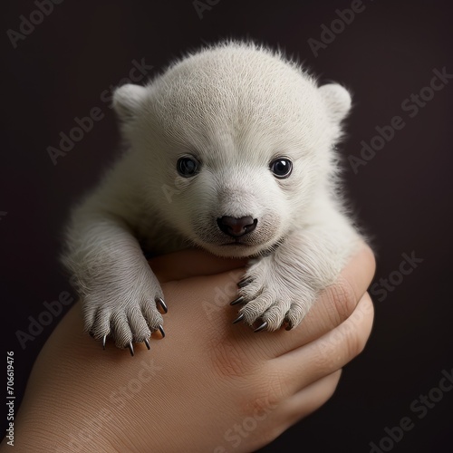 baby animal on a hand