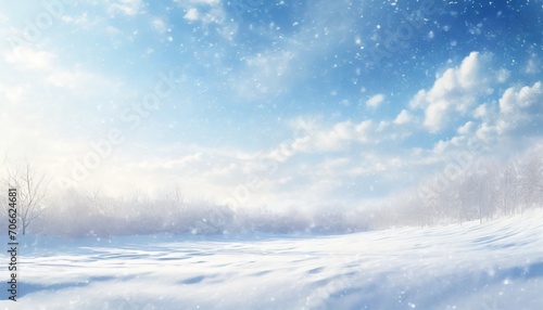 soft snow background © Irene