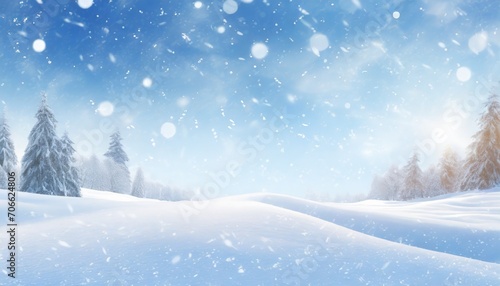 winter christmas background snow winter background for new year and christmas © Irene