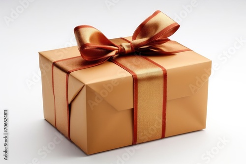 A beautifully wrapped gift box with a bow