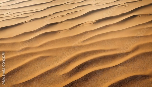 wavy sand texture background desert and dunes flat lay top view
