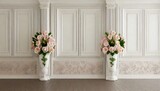 3d wallpaper for home interior classic decorations background flowers classic