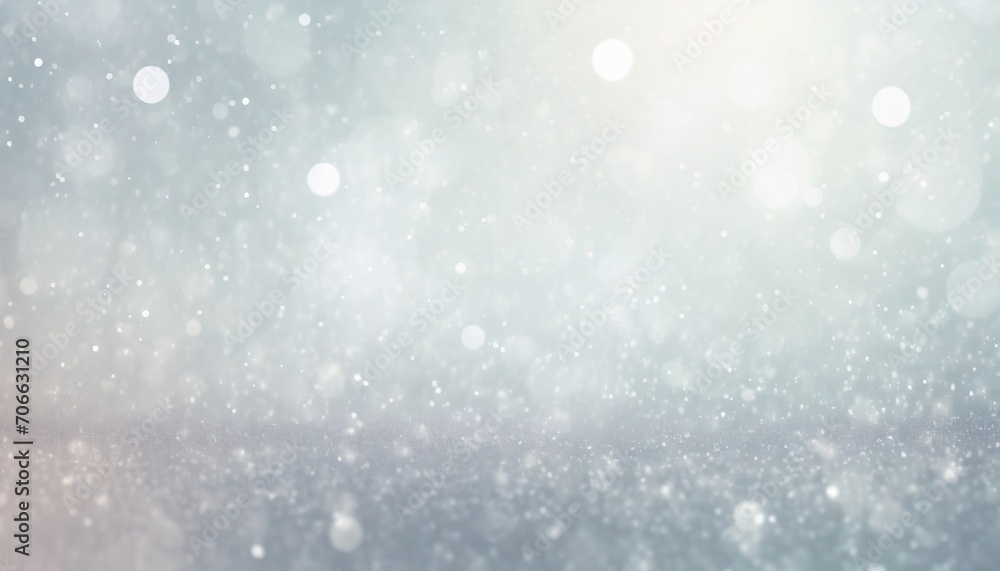 snow glitter abstract backgrounf of glitter bokeh with light glitter and diamond dust subtle tonal variations