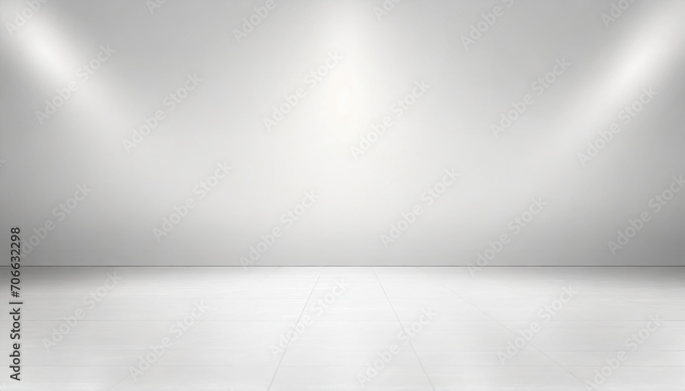 soft white and gray studio room background grey floor backdrop with ...