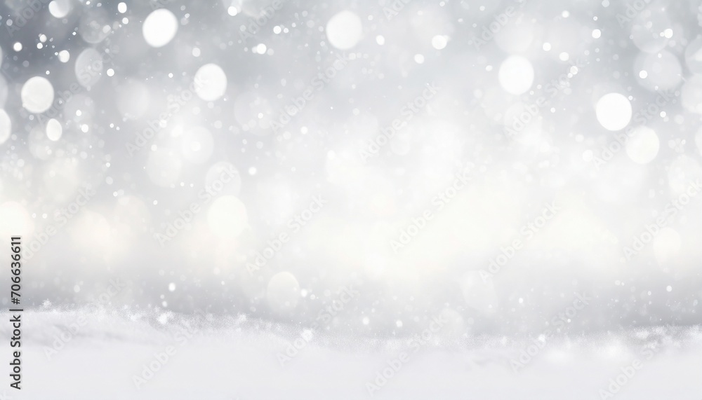 white snow blur abstract background bokeh christmas blurred beautiful shiny christmas lights