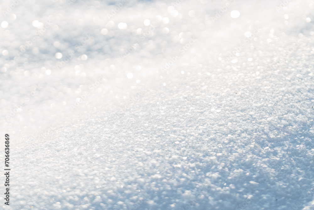 Snowy field on a sunny day. Snow. Winter Snowy field on a sunny day. Snow. Winter