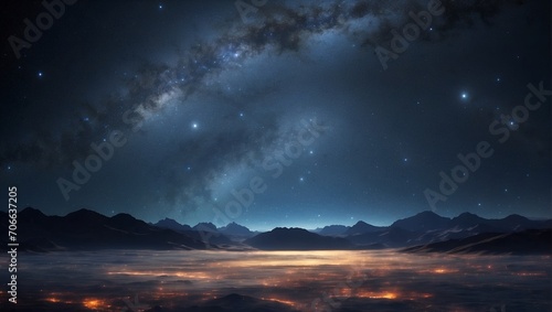 starry night sky, night sky © Mamital