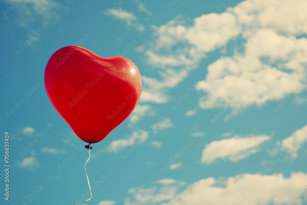 Inflated Love: Heart-Shaped Helium