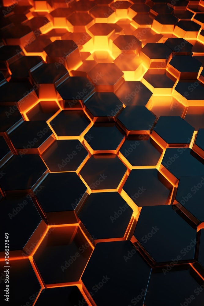 Loopable Honeycomb 3D, Animated Backgrounds Loopable Honeycomb 3D, Animated Backgrounds