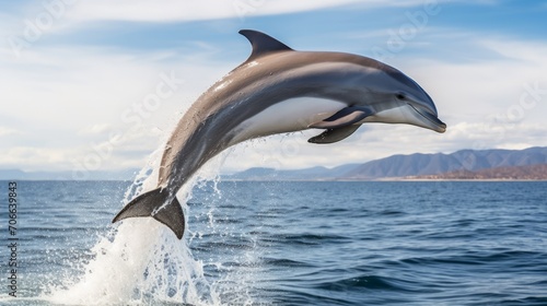 dolphin jumping out of water © Hussam