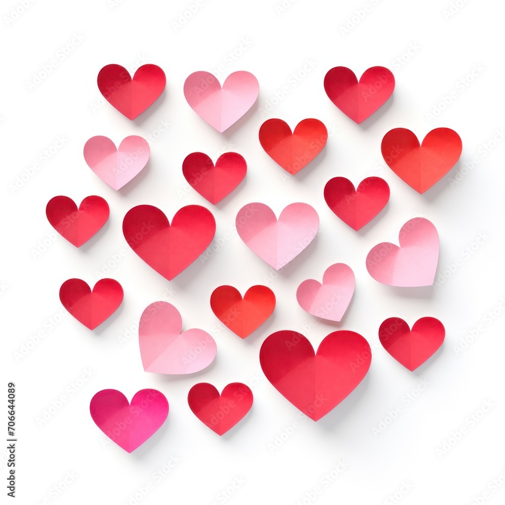 Abstract Valentine's day hearts. Abstract Valentine's day hearts.