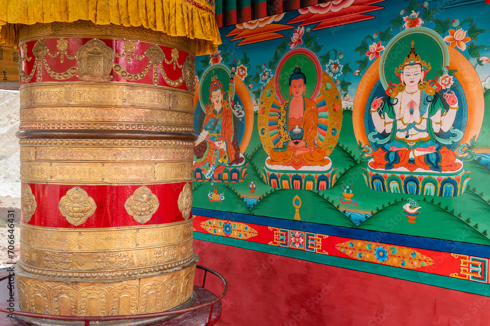 Tangtse Monastery, Thangkas, Buddhist Art, Tibetan Buddhism