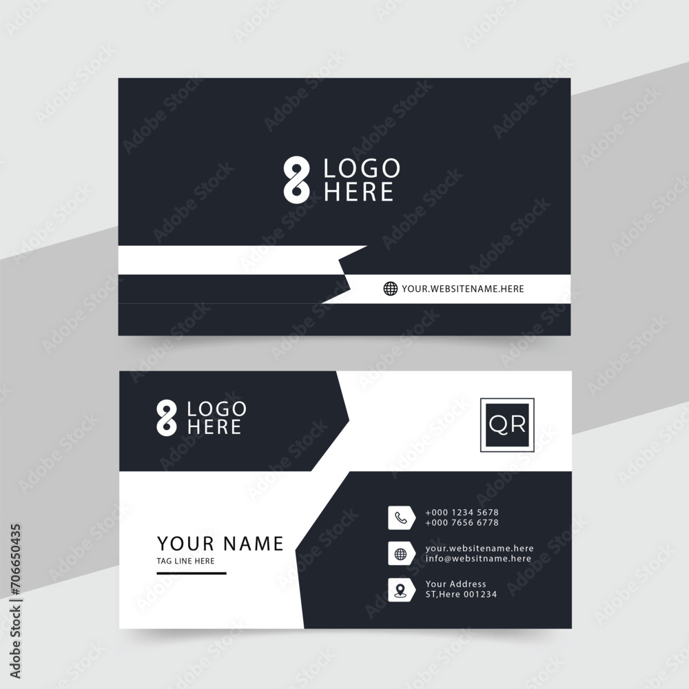 © Graphic Galaxies - flat modern busines card design