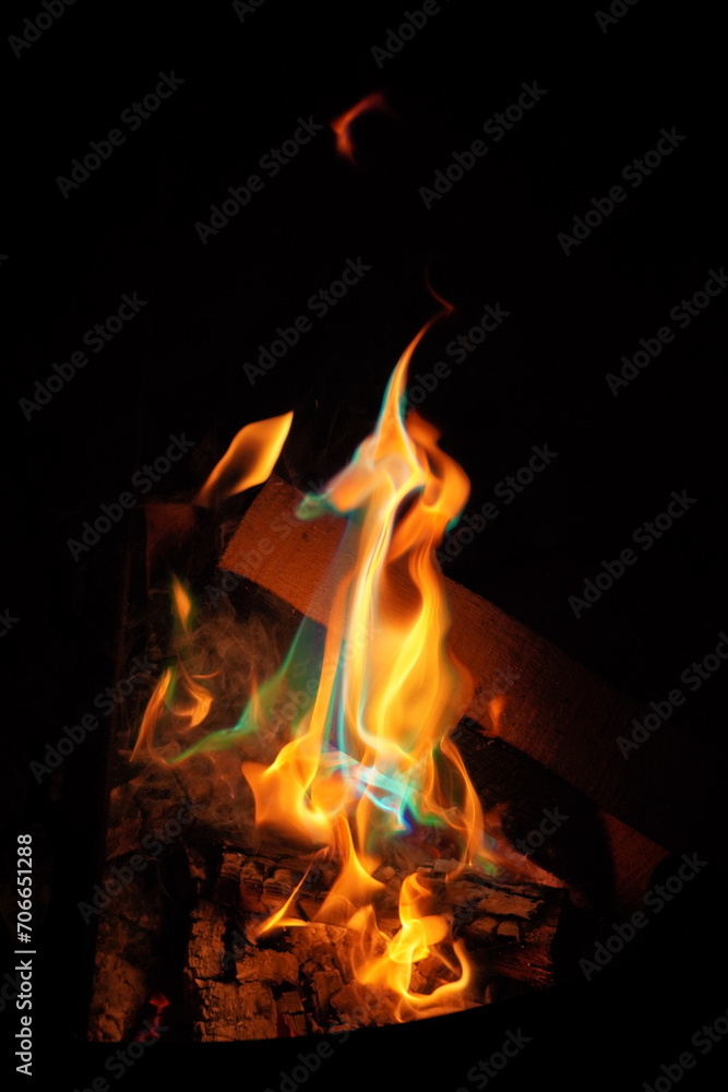 Colorful Fire