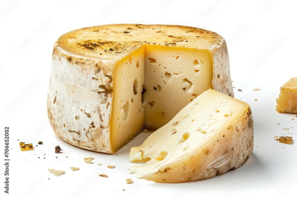 cheese isolated on white background