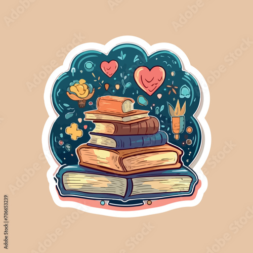 Book lover Sticker