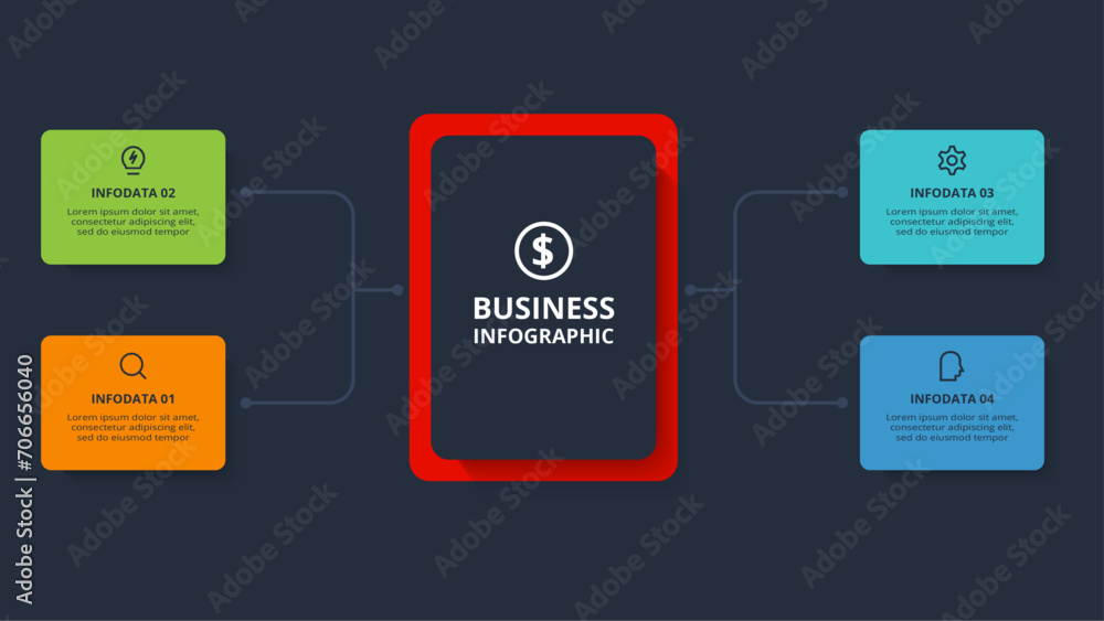 Rectangles infographic with 5 steps, options, parts or processes. Business data visualization. Rectangles infographic with 5 steps, options, parts or processes. Business data visualization.