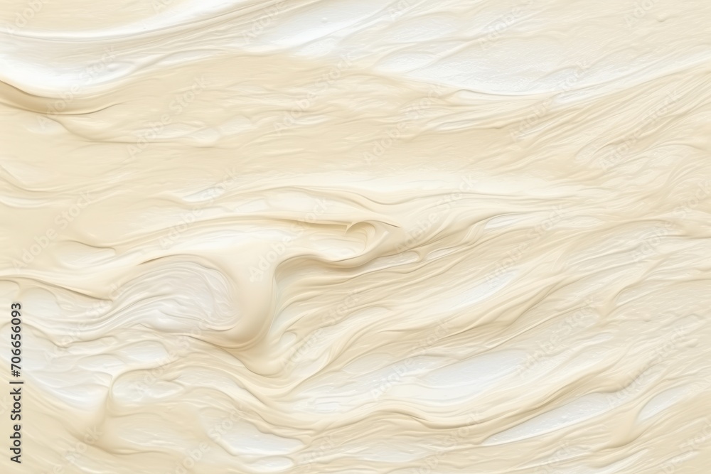 Fototapeta premium Beige paint texture, abstract light texture, splash of paint on a light background