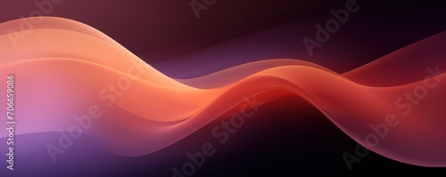 Salmon orange violet glow blurred abstract gradient on dark grainy background