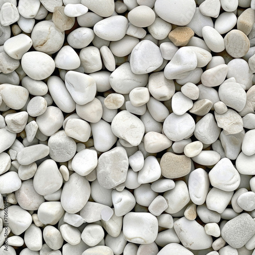 seamless pattern of white pebbles
