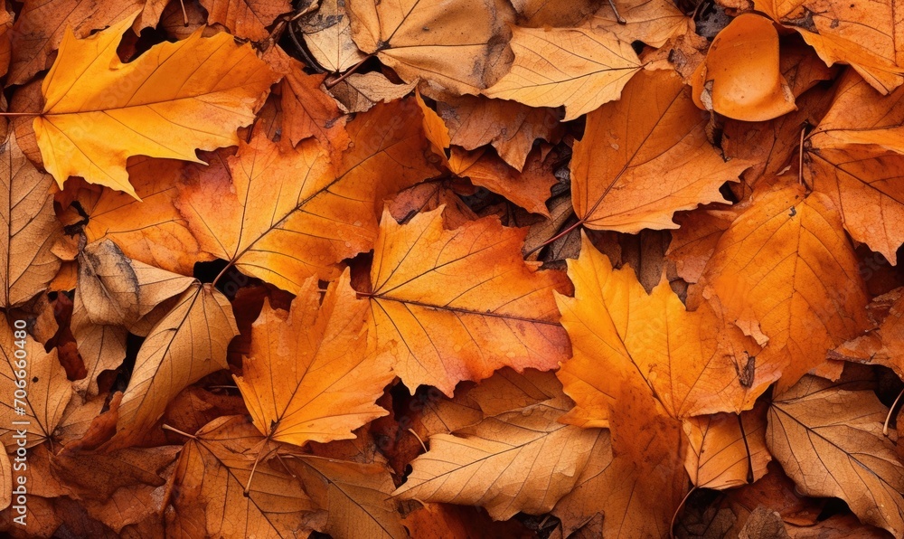 Colorful leaves are scattered around on the ground, large scale, top view, detailed texture. Autumn wallpaper. Colorful leaves are scattered around on the ground, large scale, top view, detailed texture. Autumn wallpaper.