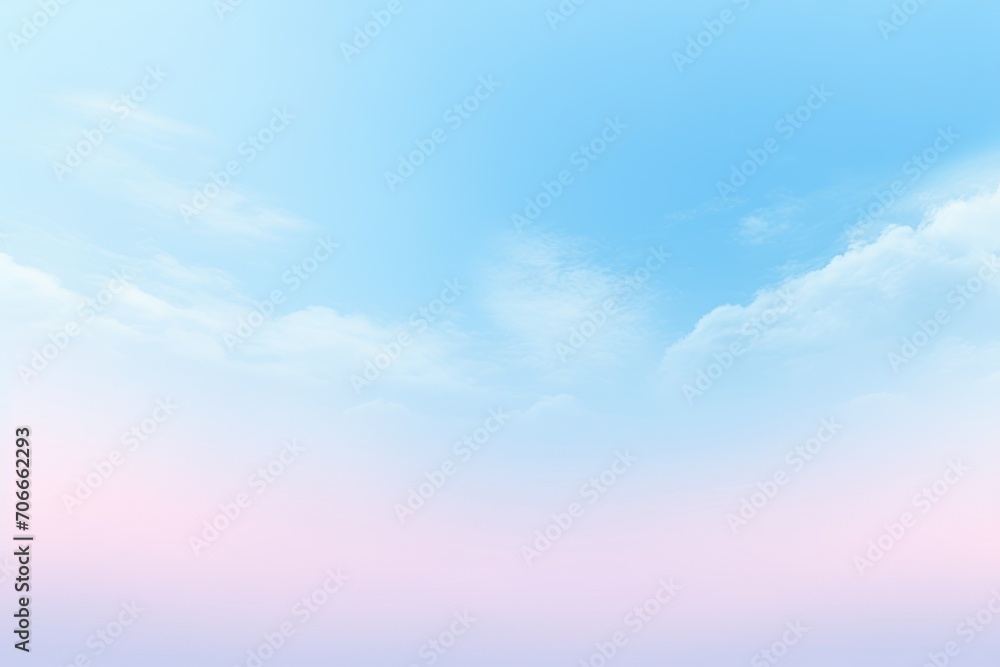 Serene sky blue pastel gradient background soft - obrazy, fototapety, plakaty 