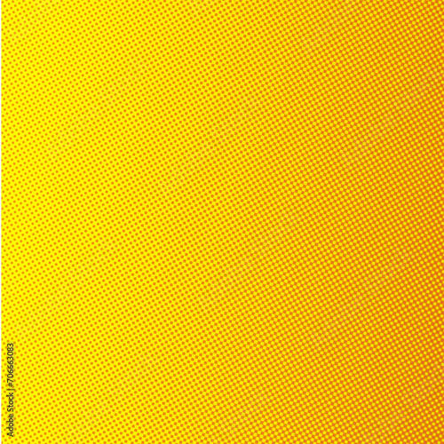 Yellow orange gradient color square background with lines with blank space for Your text or image, usable for social media, story, banner, poster, Ads, events, party and various design works