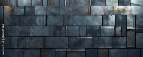 Shiny iron wall texture
