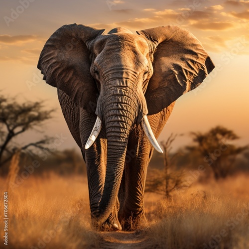 Very nice wild elephants images Generative AI © MiltonKumar