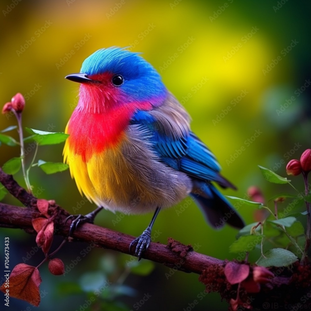 Obraz premium World some nice birds images Generative AI