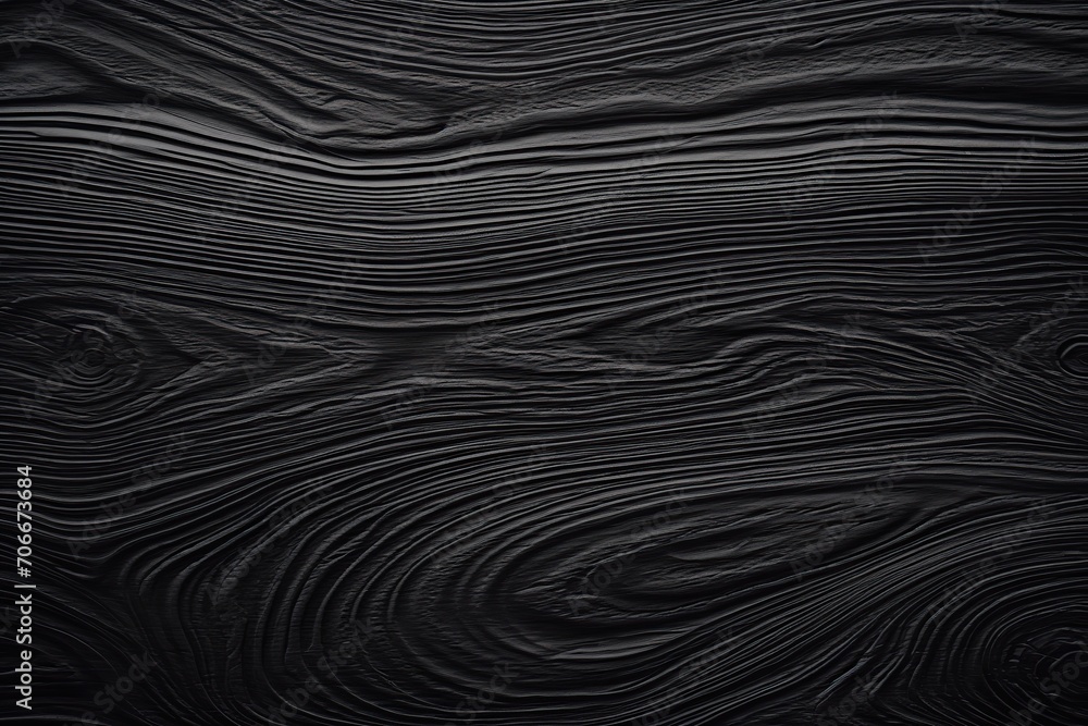 Background of black wooden table