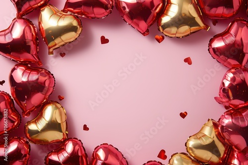 heart balloon, valentines day background