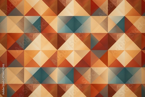 Sienna repeated geometric pattern