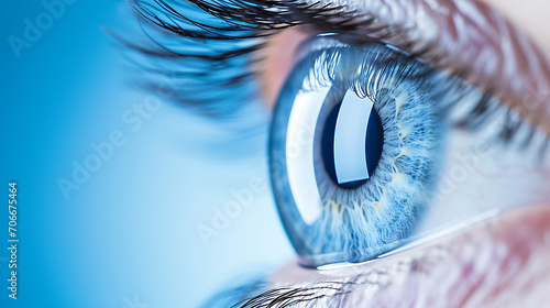 insightful look blue eyes