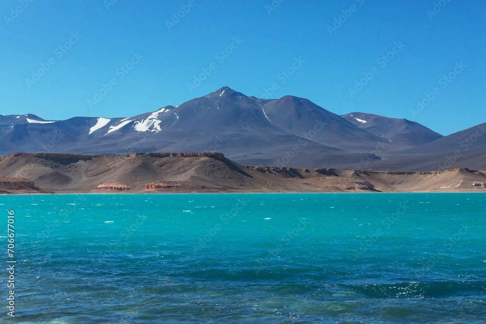 Naklejka premium Lake in Chile