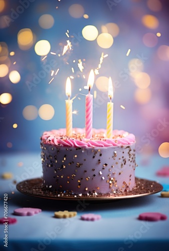 a chocolate cake with a candle on it