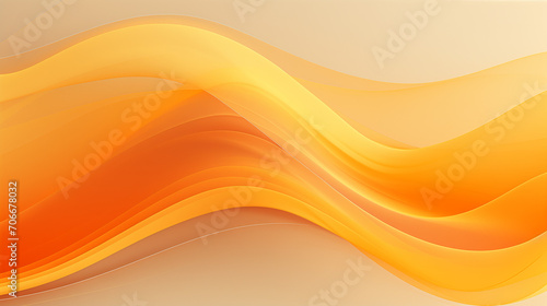 Abstract orange and yellow wave background wallpaper.