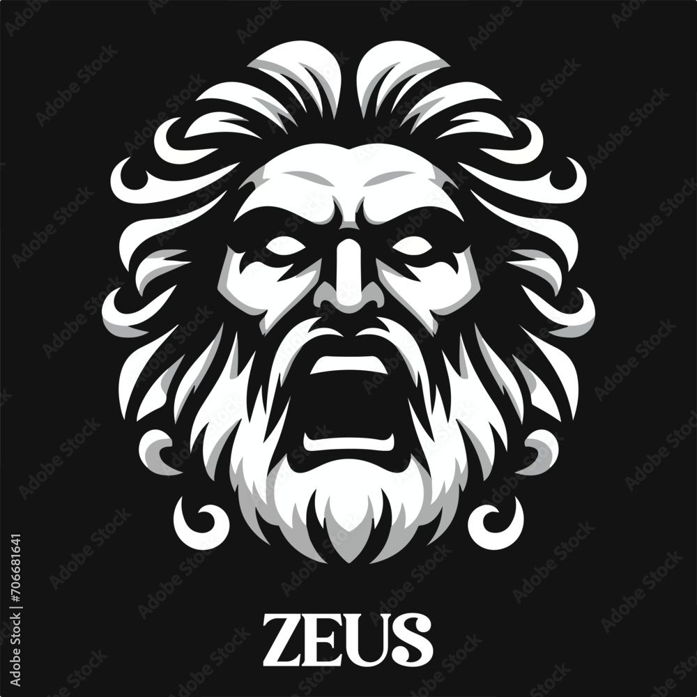 Obraz premium Zeus logo design