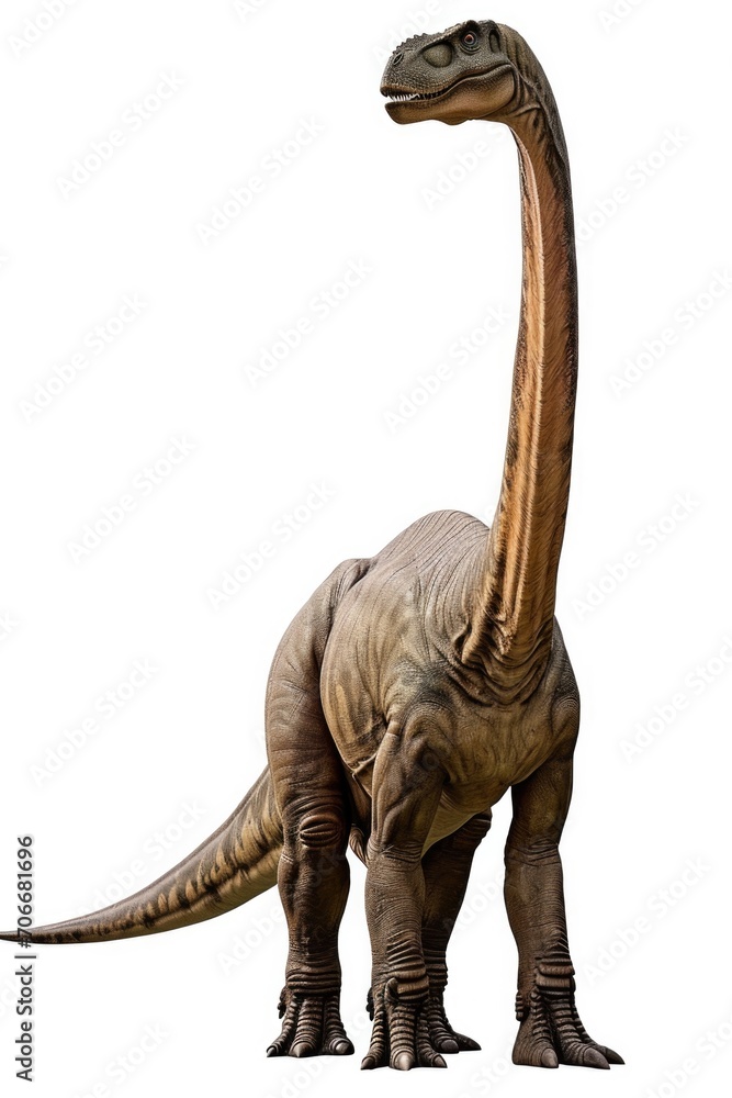 Obraz premium Brachiosaurus on white background