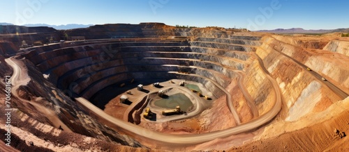 Super Pit mine with gold