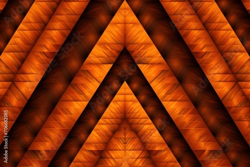 Symmetric orange triangle background pattern7