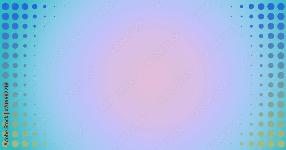 Animation of diminishing rings repeating on white and blue background Animation of diminishing rings repeating on white and blue background