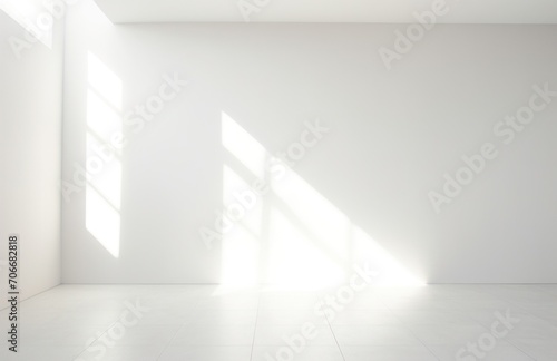 a white wall is facing some light