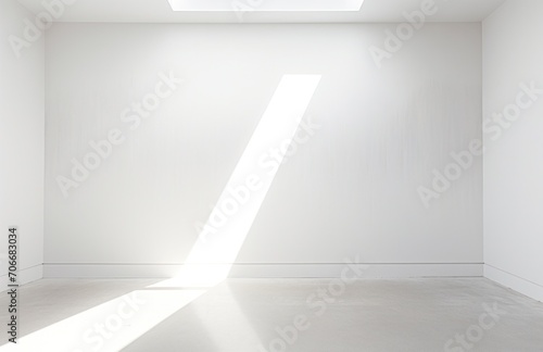 a white wall is facing some light