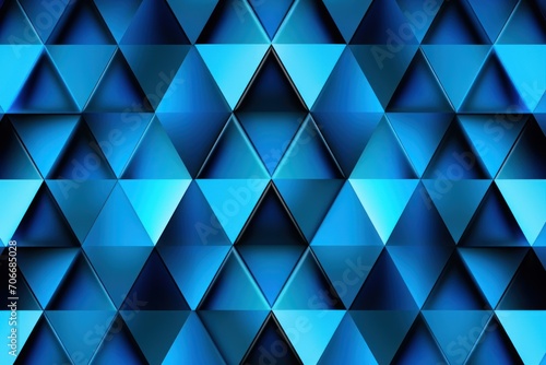 Symmetric sSymmetric sky blue triangle background pattern