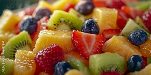 fresh fruit salad Generative AI