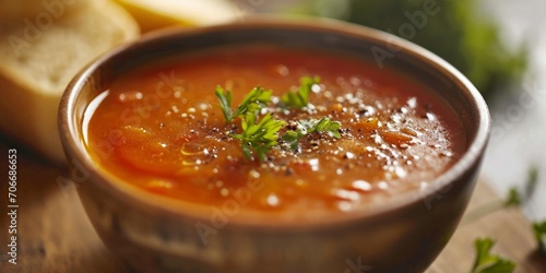 delicious vegetable soup Generative AI