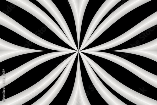 symmetric white and black triangle background pattern © Lenhard