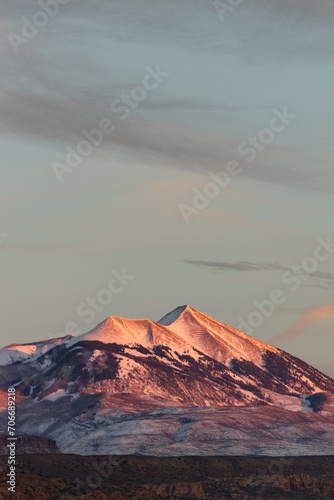 mountain during sunset 