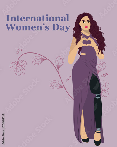 2024 International Women s Day. Concept of woman  femininity  diversity  independence and equality. Inspireinclusion. 